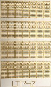 The N Scale Architect 30037 Z Scale Pallets pkg(28) -- Wood, Two-Layer