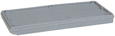 The N Scale Architect 30053 Z Scale Flat-Deck Barge - Kit (Resin) -- 4-1/2 x 1-3/4 x 1/4" 11.4 x 4.5 x .6cm