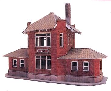 The N Scale Architect 40007 HO Scale MG Tower -- Kit - 8 x 4 x 6" 20.3 x 10.2 x 15.2cm
