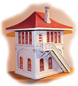 The N Scale Architect 40011 HO Scale New Haven Tower -- Laser Kit - 4 x 3-1/2 x 4-1/2" 10.2 x 7.6 x 11.4cm