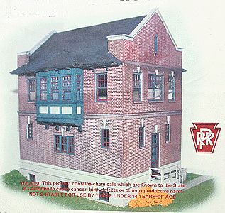 The N Scale Architect 40013 HO Scale Pennsylvania Railroad Harris Tower -- Kit - 5 x 4 x 7" 12.7 x 10.2 x 17.8cm