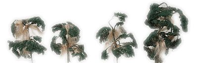 The N Scale Architect 60012 N Scale Swamp Thing Cypress -- pkg(6)