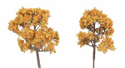 The N Scale Architect 60503 Z Scale ForeGround(TM) Tree pkg(6) -- Fall Fiesta Ocher