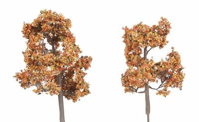 The N Scale Architect 60505 Z Scale ForeGround(TM) Tree pkg(6) -- Fall Fiesta Russet