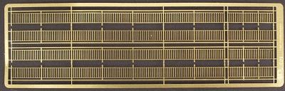 The N Scale Architect 61044 N Scale Model Builder's Supply Line Etched Brass Fencing, 250 Scale Feet -- Station Fence