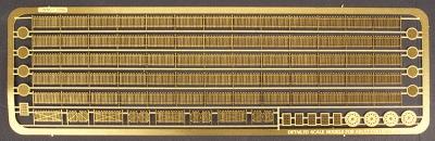 The N Scale Architect 61051 N Scale Model Builder's Supply Line Etched Brass Fencing, 550 Scale Feet -- Hairpin Fence w/Manhole Covers, Grates & Drains