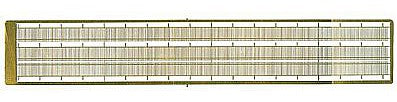 The N Scale Architect 61054 N Scale Model Builder's Supply Line Etched Brass Fencing 420 Scale Feet -- Spear Point Fence