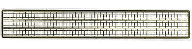The N Scale Architect 61060 Z Scale Industrial-Style Pipe Railing -- Etched Brass Fencing, 750 Scale Feet