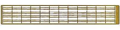 The N Scale Architect 61063 N Scale Model Builder's Supply Line Etched Brass Fencing - Kit -- Split Rail 550 Scale Feet