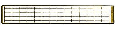 The N Scale Architect 61064 N Scale Model Builder's Supply Line Etched Brass Fencing - Kit -- Barbed-Wire - Scale 550' 168m