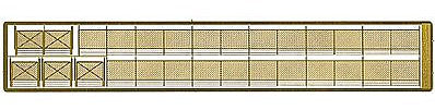 The N Scale Architect 61065 N Scale Model Builder's Supply Line Etched Brass Fencing - Kit -- 12' Chain Link Fence w/Security Wire & Gates - Scale 275' 83.8m