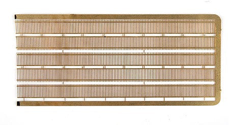 The N Scale Architect 61082 Z Scale Spear Point Fence -- Etched-Brass Kit, 350 Scale Feet Total