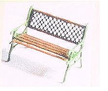 The N Scale Architect 96605 N Scale Shire Scenes Scenery Detail - Kit (Etched Metal) -- Lattice-Back Benches pkg(12)