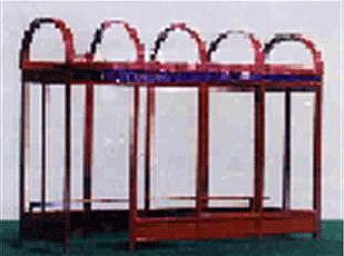 The N Scale Architect 96630 N Scale Train/Bus Stop Shelter -- Etched Metal Kit