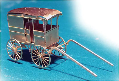 The N Scale Architect 96701 N Scale Making-A-Scene Etched Brass Kit -- Milk & Bread Van