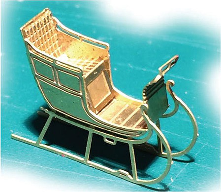 The N Scale Architect 96702 N Scale Making-A-Scene Etched Brass Kit -- Cutter Sleigh