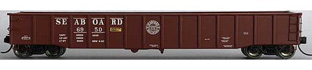 Trainworx 2525103 N Scale Thrall 52' 6" Steel Gondola - Ready to Run -- Seaboard Air Line 3 (Boxcar Red)