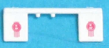 Trainworx 403204 N Scale Kenworth Mud Flaps -- White