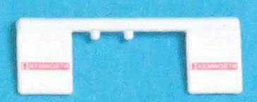 Trainworx 403205 N Scale Kenworth Modern Mud Flaps -- White