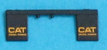 Trainworx 403208 N Scale CAT Diesel Power Vintage Mud Flaps