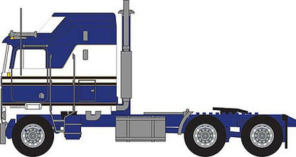 Trainworx 41062 N Scale 1970s Kenworth K100 Salem Tractor w/Aerodyne Sleeper Cab - Assembled -- Blue, White