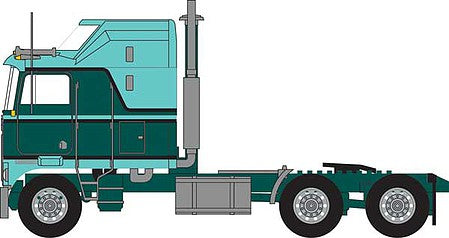 Trainworx 41064 N Scale 1970s Kenworth K100 Potomac Tractor w/Aerodyne Sleeper Cab - Assembled -- Green