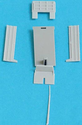 Trainworx 4119 N Scale Dump Box Kit w/Horizontal Bracing -- Undecorated