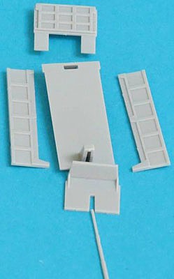 Trainworx 4120 N Scale Dump Box Kit w/Vertical Bracing -- Undecorated