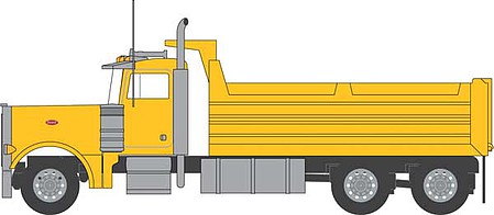 Trainworx 47975 N Scale Peterbilt 379 Dump Truck - Assembled -- Yellow