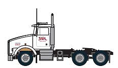 Trainworx 4809201 N Scale Kenworth T800 LNG 3-Axle Tractor Only - Assembled -- Saia (red)