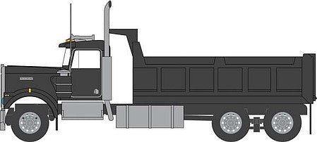 Trainworx 49071 N Scale Kenworth W900 Dump Truck - Assembled -- Black