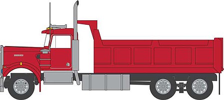 Trainworx 49073 N Scale Kenworth W900 Dump Truck - Assembled -- Red