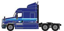 Trainworx 6254803 N Scale 2000s Freightliner Cascadia Mid-Roof Tractor - Assembled -- Marten (2007, dark blue)