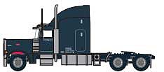 Trainworx 6794301 N Scale 1987-2000s Peterbilt 379 Tractor - Assembled -- Knight (1987-2000s, blue)