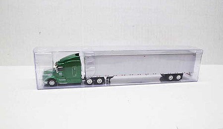 Trucks 'N Stuff TNS025 HO Scale Peterbilt 579 Sleeper Cab Tractor with 53' Dry Van Trailer - Assembled -- Cowan (green, white)