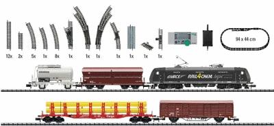 Trix 11123 N Scale Minitrix Digital Freight Service Today Starter Set -- w/Mobile Station Controller