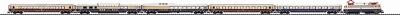 Trix 11614 N Scale Electric Passenger Rheinpfeil Express Train Set (Limited Edition) -- German Federal Railway - E 10 Loco - 5 Trans-Europe Express Passenger Cars