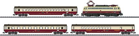 Trix 11627 N Scale Rheingold Flugelzug Passenger Train Set w/DCC -- German Federal Railroad DB (Era IV)