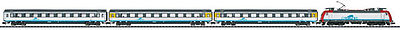 Trix 11629 N Scale Cisalpino Train-Only Set -- Swiss Federal Railways SBB (Era V)