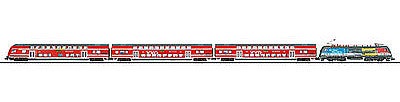 Trix 11630 N Scale Dresden VVO S-Bahn Train-Only Set -- German Federal Railway (Era VI)