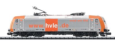 Trix 12336 N Scale Bombardier Traxx Type F 140 AC 2 Class 185.2 Electric - Standard DC -- Havelland Railroad Company HVLE (Era VI; orange, gray)