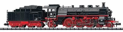 Trix 12456 N Scale Steam Class 18.5 Loco w/Tender -- German Federal Railway