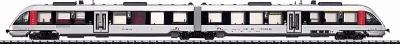 Trix 12592 N Scale Diesel Era V Class LINT 41 Powered Rail Car Train -- Abellio