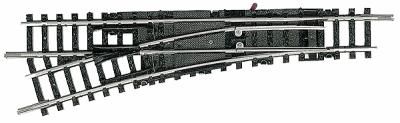 Trix 14954 N Scale Left Turnout -- 15-Degree