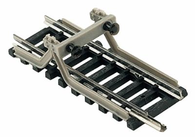 Trix 14991 N Scale Minitrix Code 80 Track -- Crossbar-Style Bumper pkg(5)