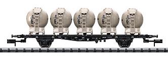 Trix 15267 N Scale Type Lgjs 598 Flat Car For Containers -- German Federal Railway
