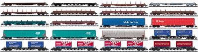 Trix 15277 N Scale Era V Car Display pkg(20) -- Alpine Transit II