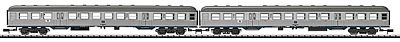 Trix 15889 N Scale Bnb 719 2nd Class Commuter Car "Mungsten Bridge" pkg(2) Ready-to-Run -- German Federal Railway (Era IV, gray; Add-On for #15888, Sold Separately)