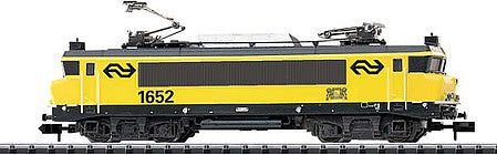 Trix 16008 N Scale Class BB 22200 Electric - Standard DC - Minitrix -- French State Railways SNCF 22307R (Era IV En Voyage; gray, blue, purple)