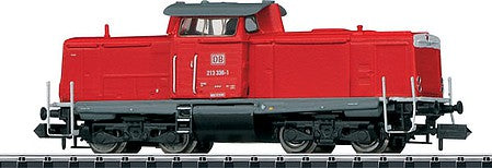 Trix 16131 N Scale Class 213 Electric w/DCC/SX - Minitrix -- German Federal Railway (Era V; Traffic Red, gray)